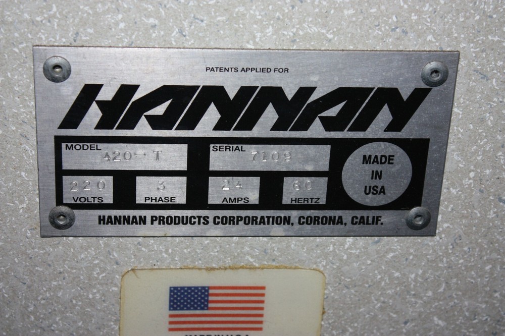HANNAN SKIN PACAKGING MACHINARY MODEL 420-T