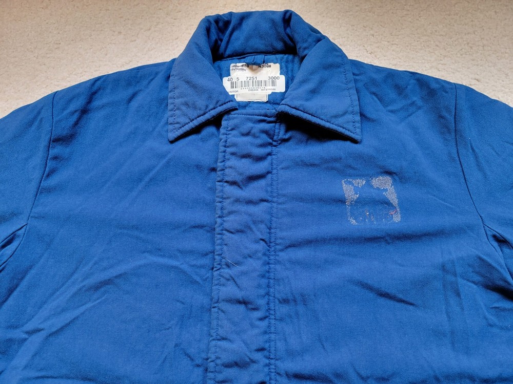 Workrite Flame Resistant NOMEX III Jacket Blue Size Small?