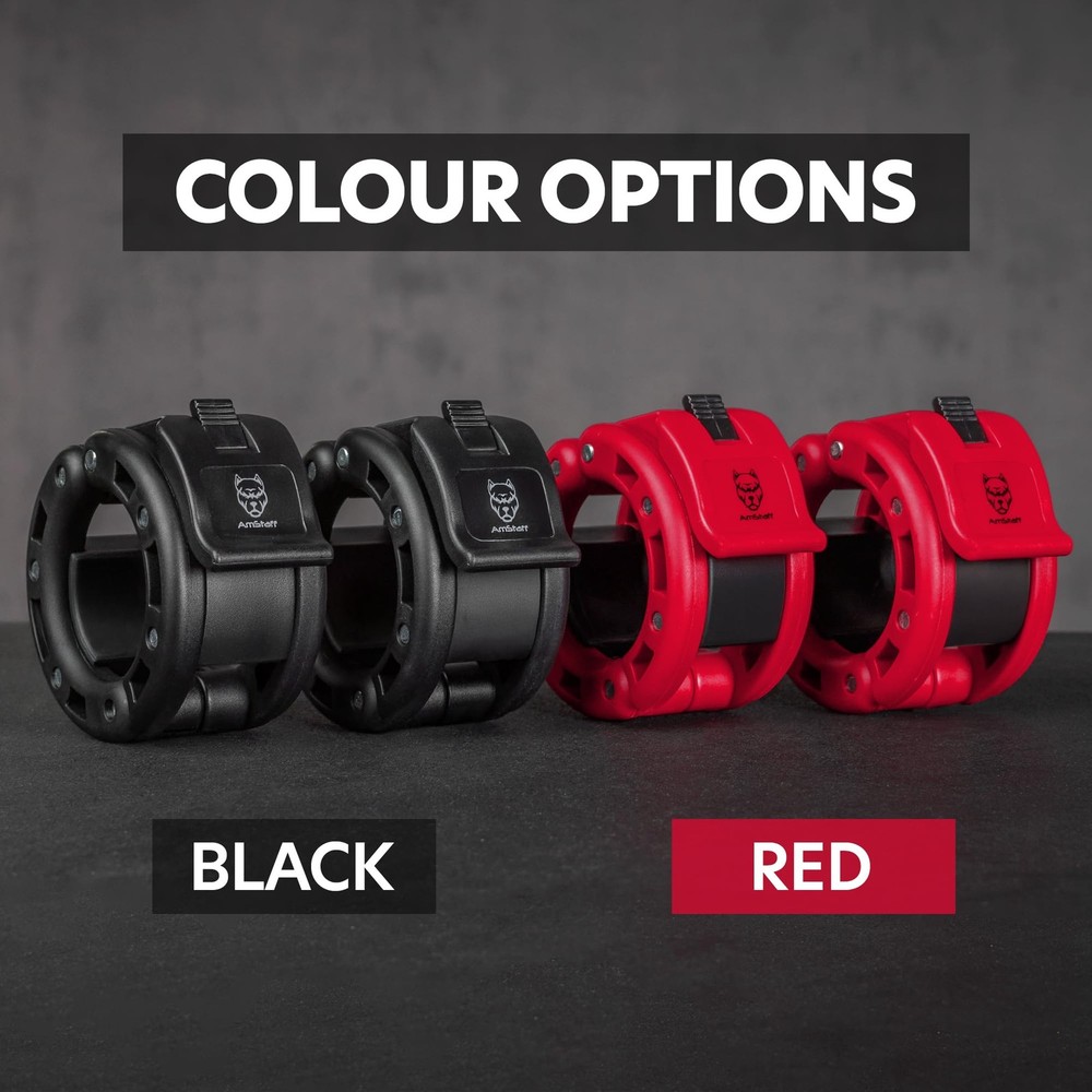 Barbell Collars Clamps – Quick Release 2 inch Locking Olympic Bar Collars for...