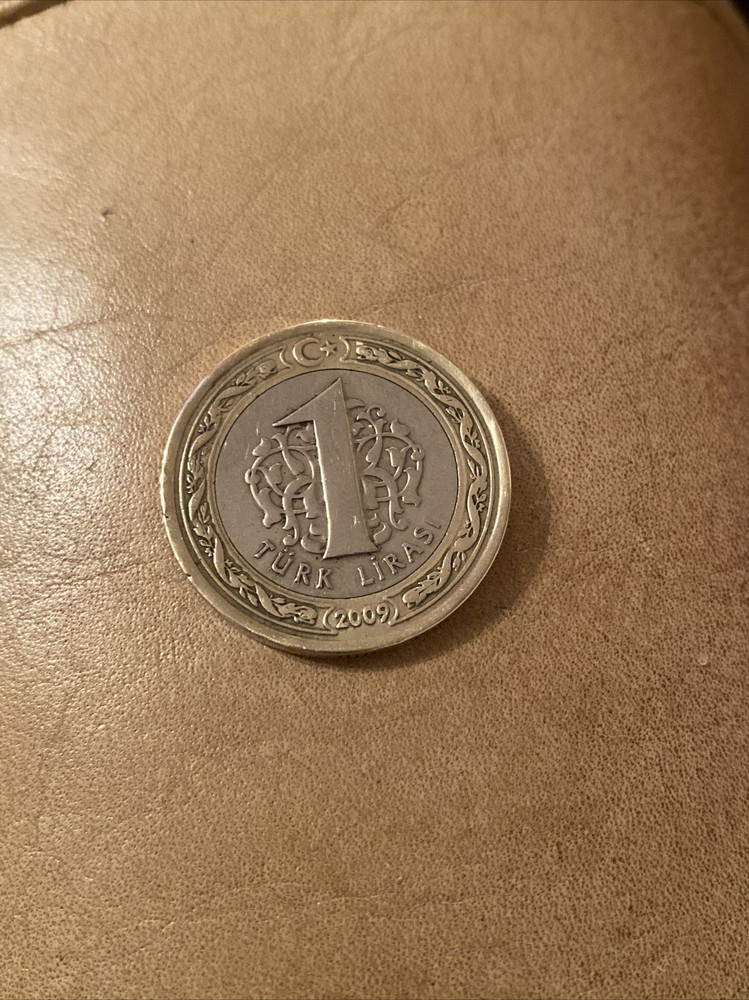 2009 Turkey 1 Lira Bi-Metallic
