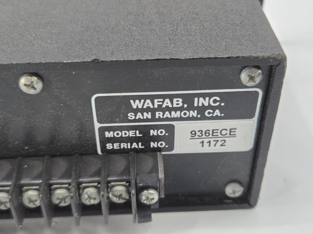 WAFAB MPC-901 EPO WETBENCH CONTROLLER