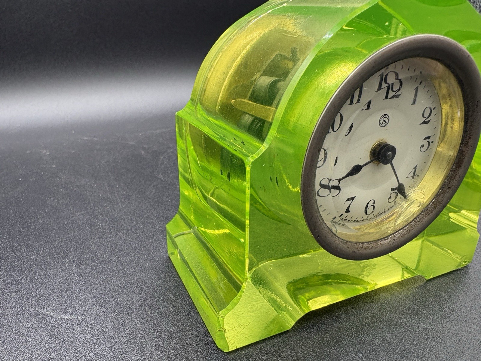 Uranium Glass Clock