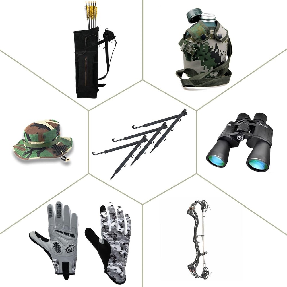 Highwild Tree Stand Bow Hanger Gear Holder Accessory A- Folding