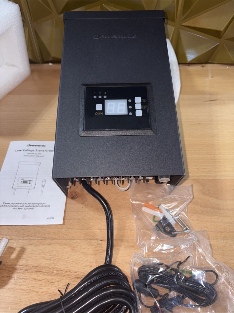 Dewenwils 200W Low Voltage Landscape Transformer with Photocell Sensor