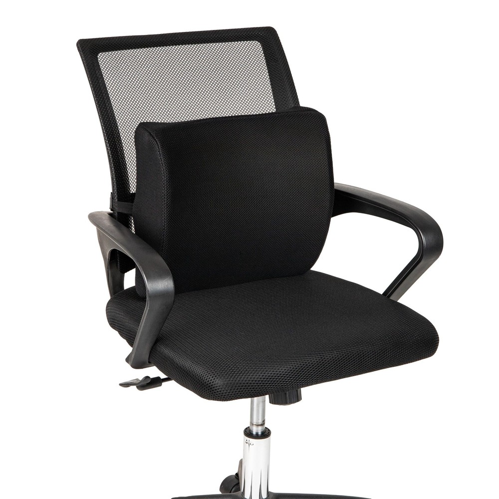 Mind Reader Lumbar Support Pillow with Air-Cloud Technology, Office Chair Bac...