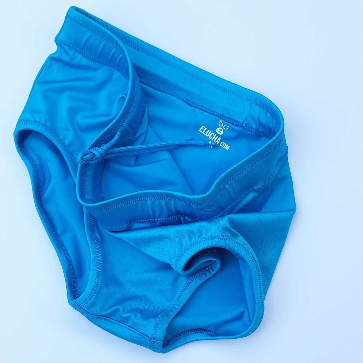 Pro Grade Wrestling baby blue pro Black Wrestling trunks tights gear