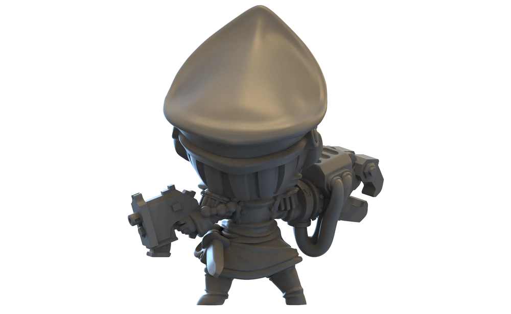 Chibi Mechanicute - Commissar Crab