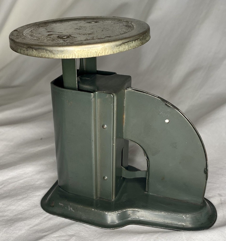 Vintage Liberty 1 3 cent Tin Postal Scale parcel first class airmail