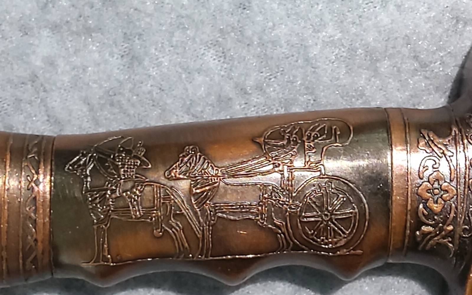 Copper Egyptian Dagger With Copper Sheath