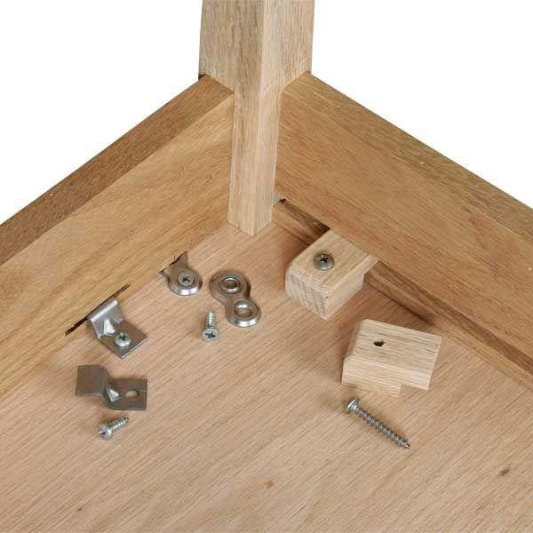 Highpoint Table Top Fasteners 8-piece plus screws