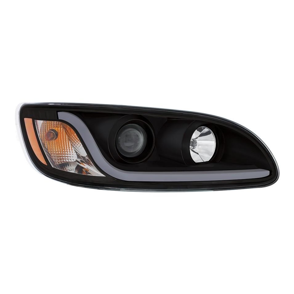 Peterbilt 300 Series Blackout Projection Headlamp With LED Dual Function Light