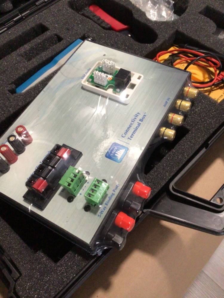 C-Tech Training Tester Case system kit home audio ?? copper cable ??