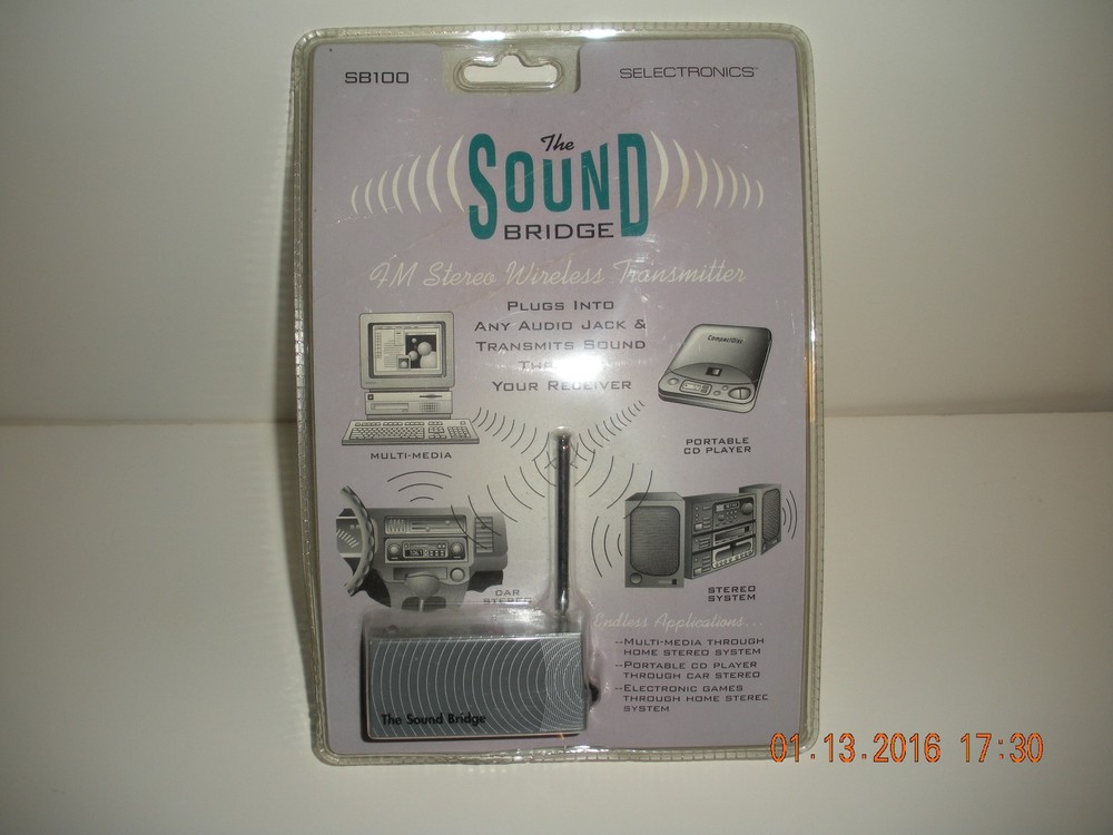 The Sound Bridge FM Stereo Wireless Transmitter  SB100 NEW