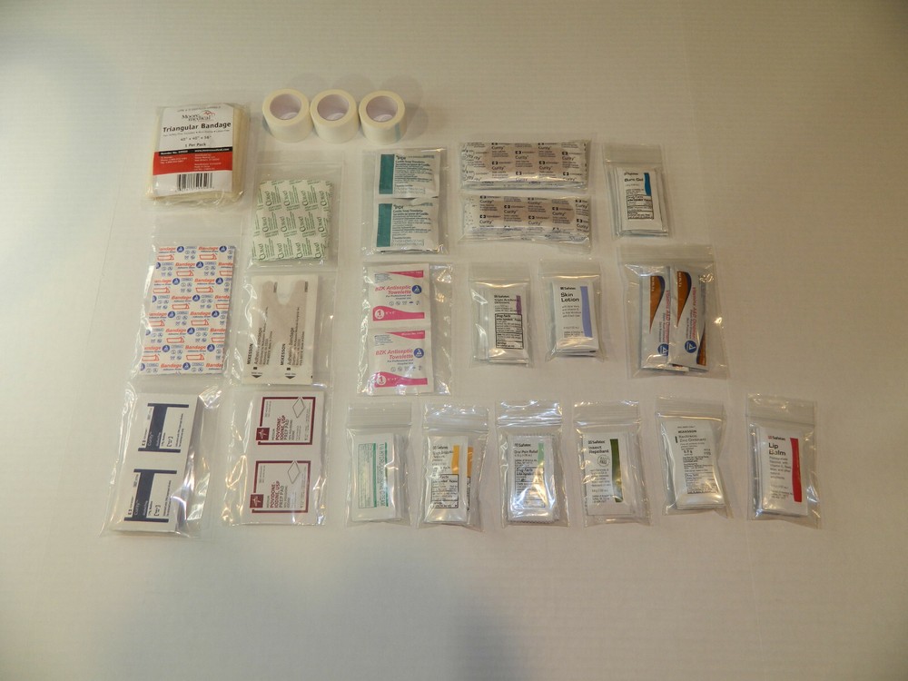 Custom 218 Item Wound Prep and Care First Aid Kit Refill