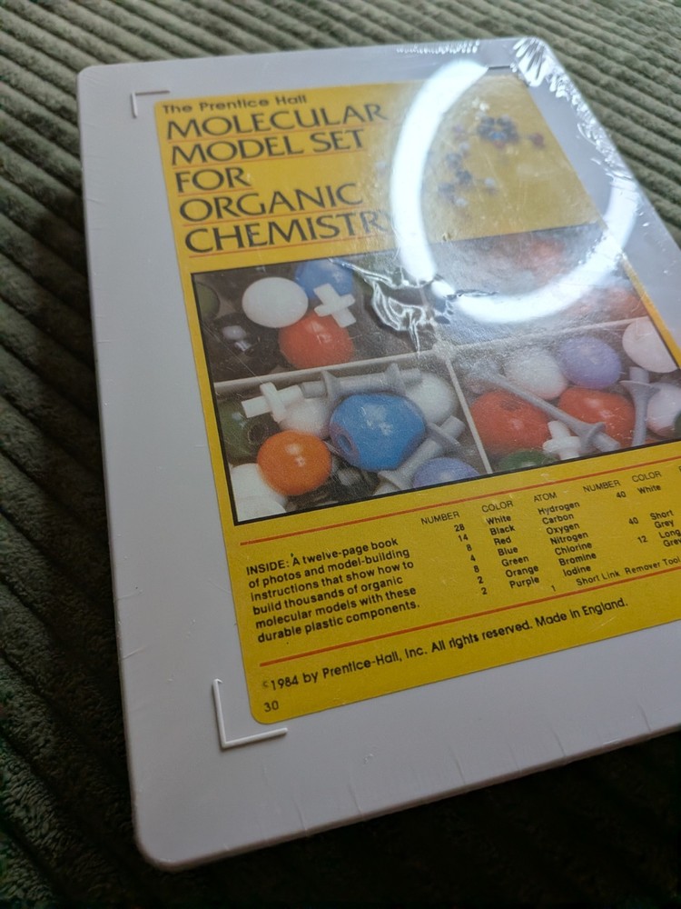 NEW Prentice Hall Molymod Molecular Model Set For Organic Chemistry
