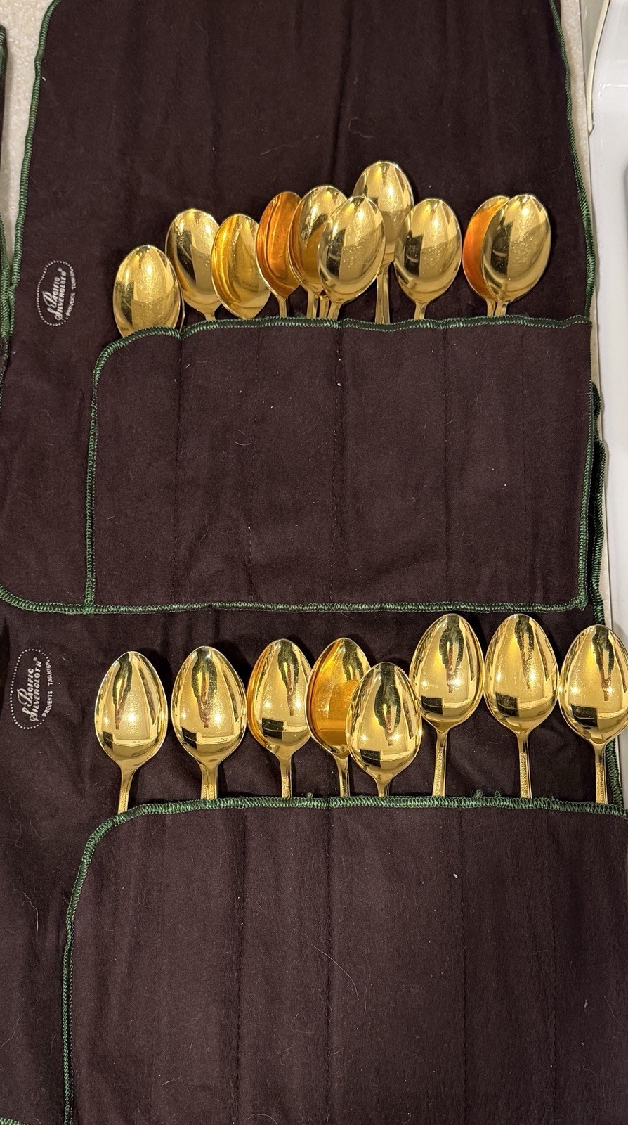 Japan gold electroplated Silverware 80 Pieces Vintage