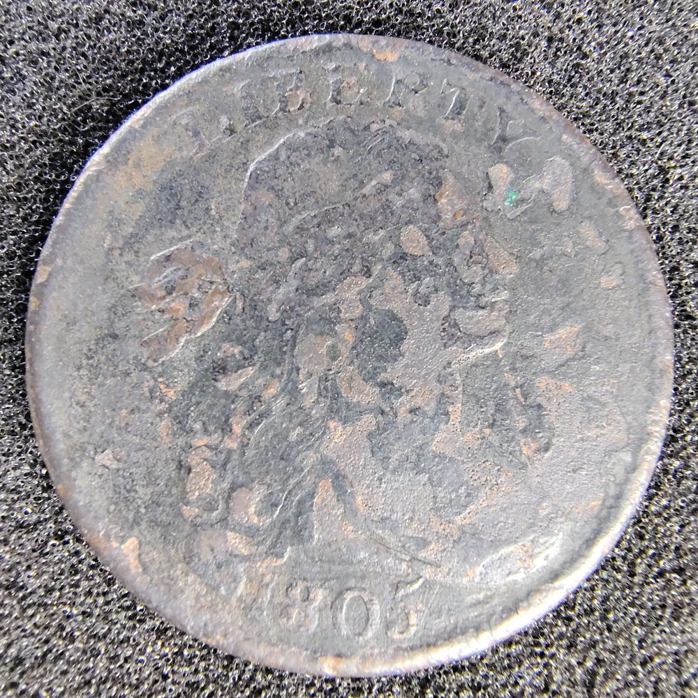 1805 Draped Bust Large Cent - Philadelphia Mint - VG+ Details - Surface Issues