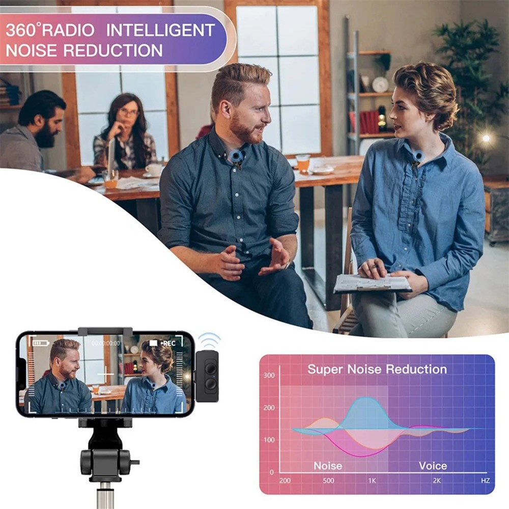 Professional Mic USB-C Microphone Noise Cancellation for Android Phone iPhone US