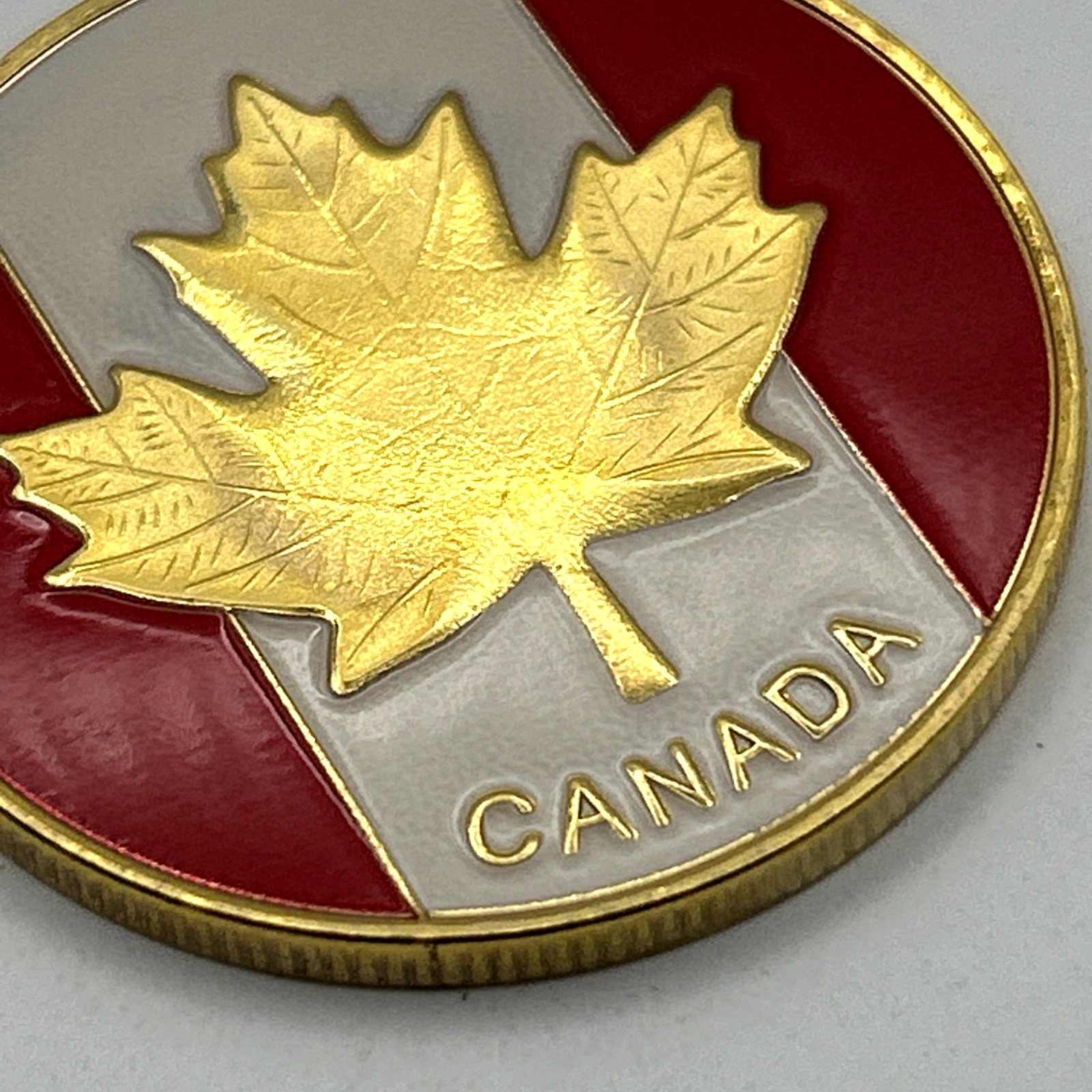 Canada Maple Leaf Commemorative Coin Token Medal 40mm