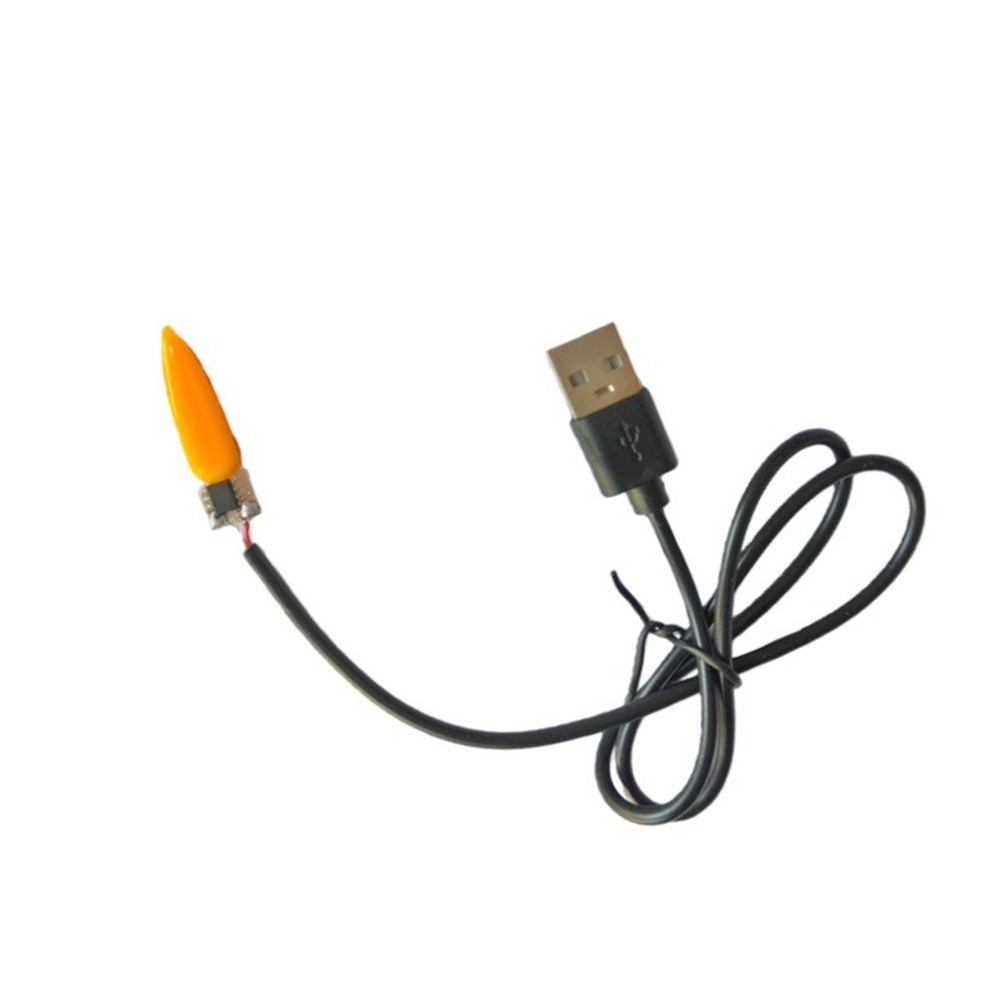 USB 5V LED flicker candle flame lamp compact circuit board module for decor