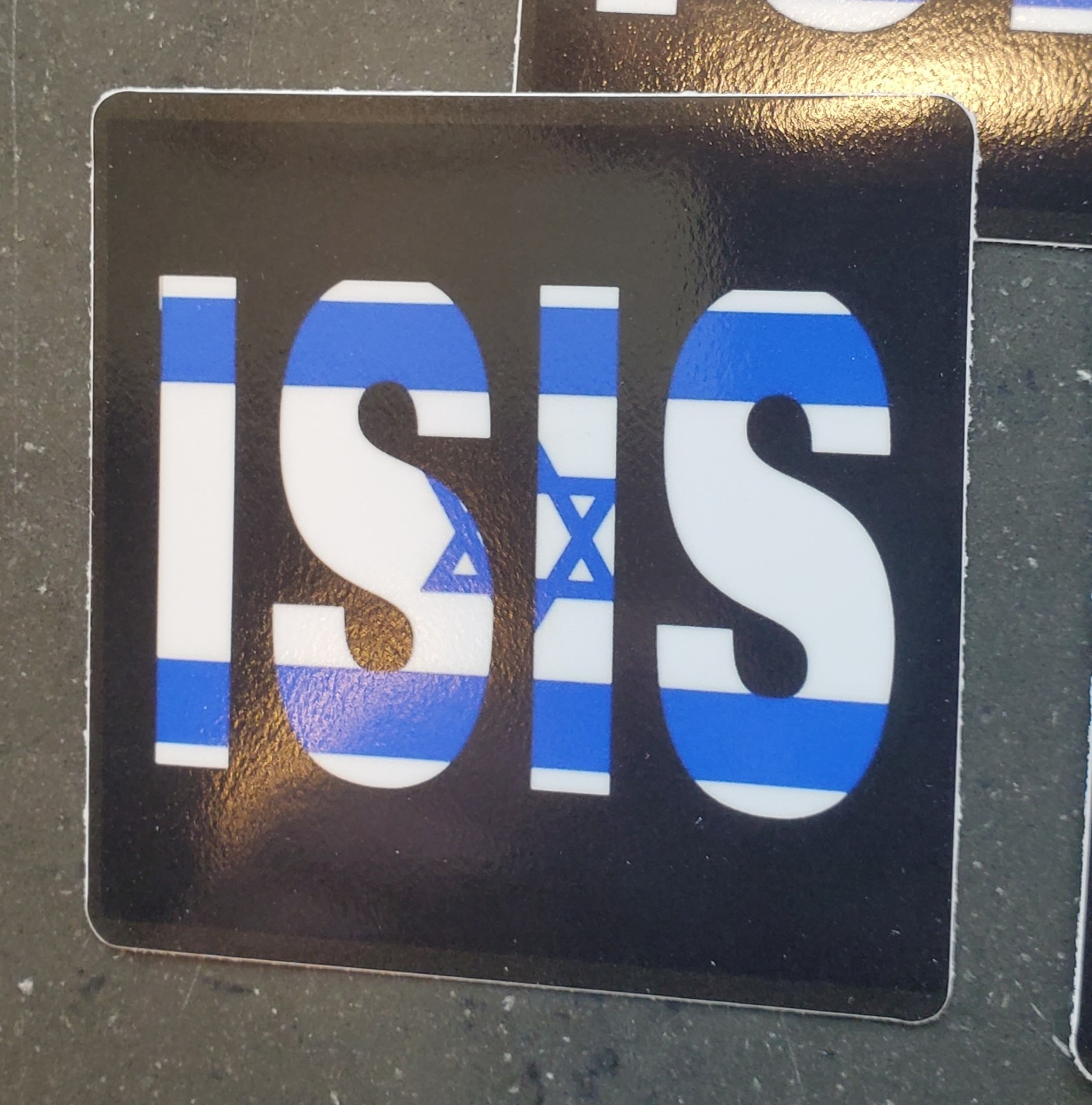 DONALD TRUMP BENJAMIN NETANYAHU STICKER *5* YEAR WARRANTY