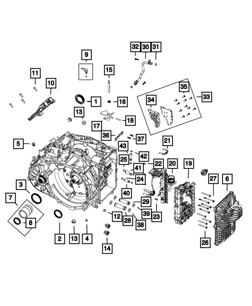 Genuine Mopar Transmission Control Module 68467808AA