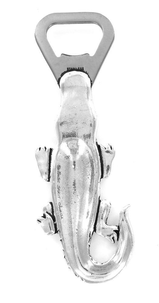 Alligator Pewter Bottle Opener By