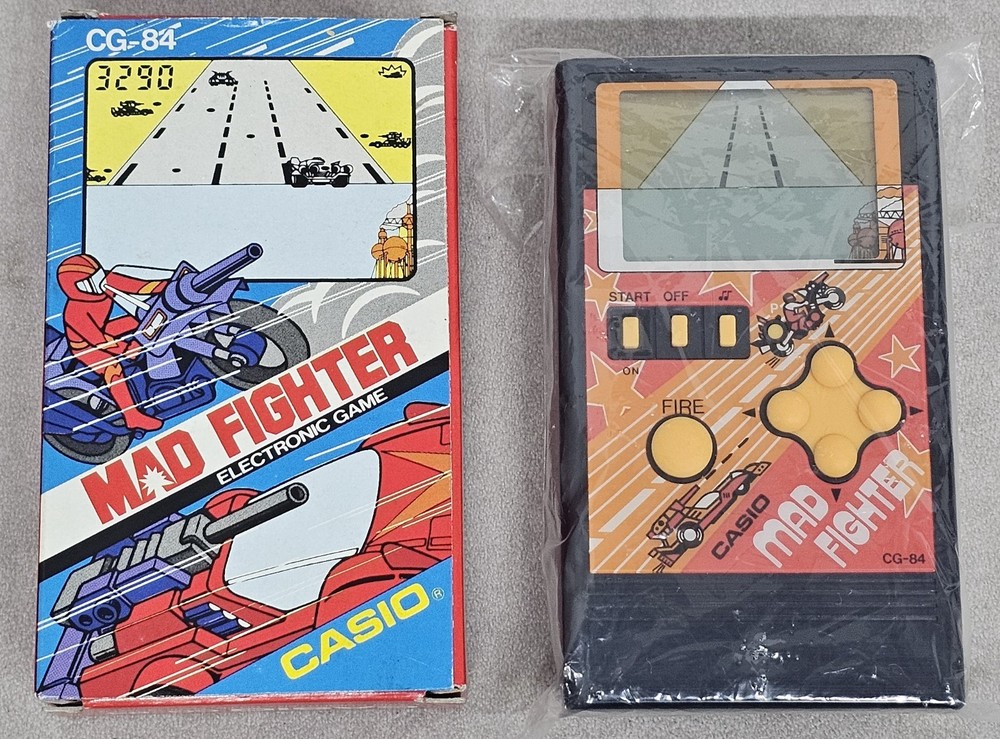 Casio Electronic Game Mad Fighter CG-84 Mint