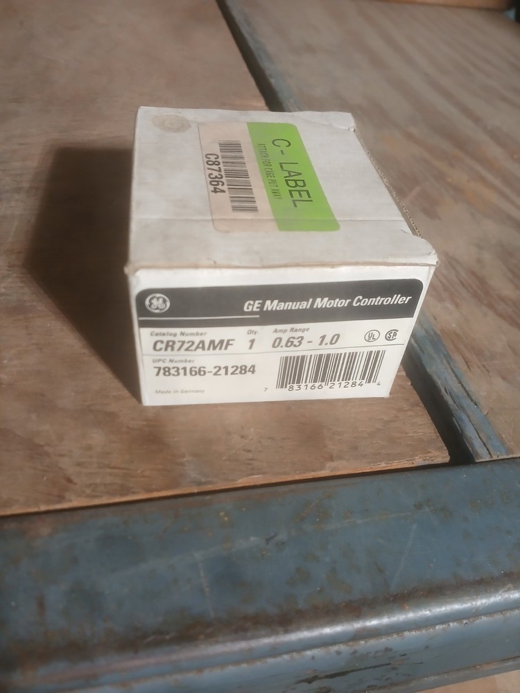 NEW GENUINE GENERAL ELECTRIC CR72AMF MANUAL MOTOR CONTROLLER