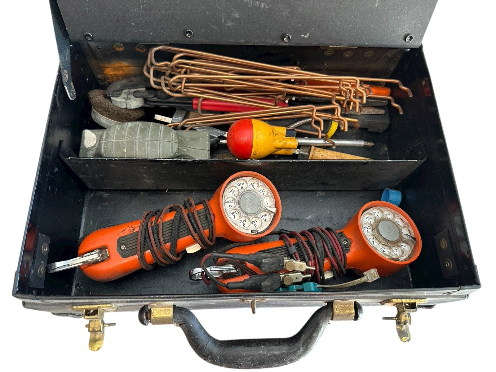 Vintage Bell Systems Central Office Tool Case with Tools