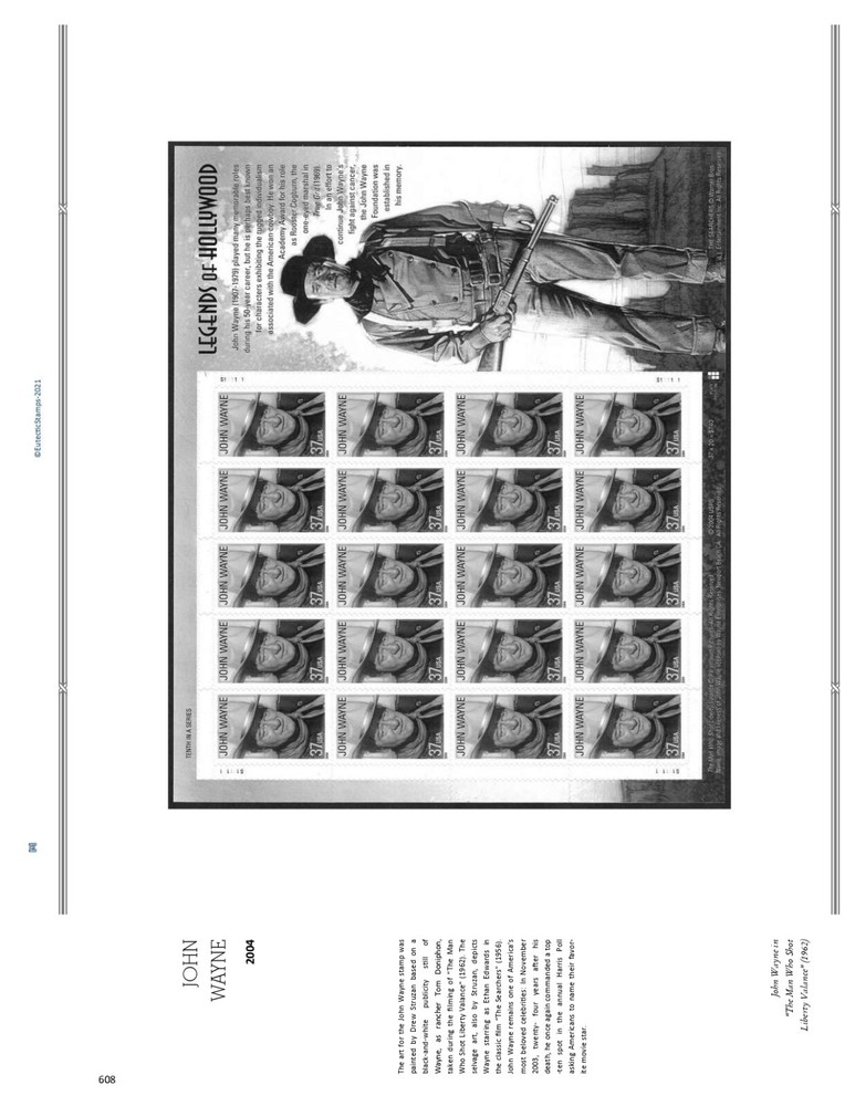 2004 U.S. Commemorative Singles COMPLETE Supplement (White Ace Alternative)