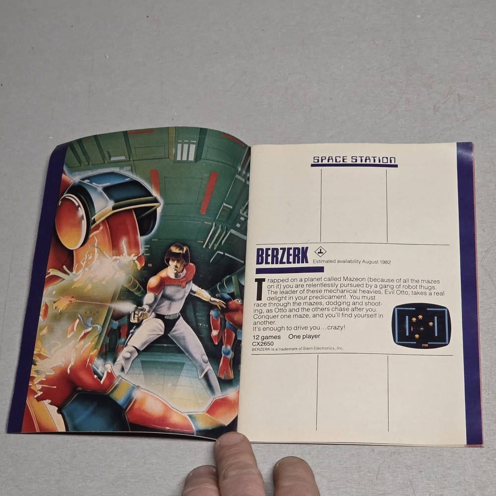 Atari Video Computer System Catalog 49 Game Program Cartridges Vintage