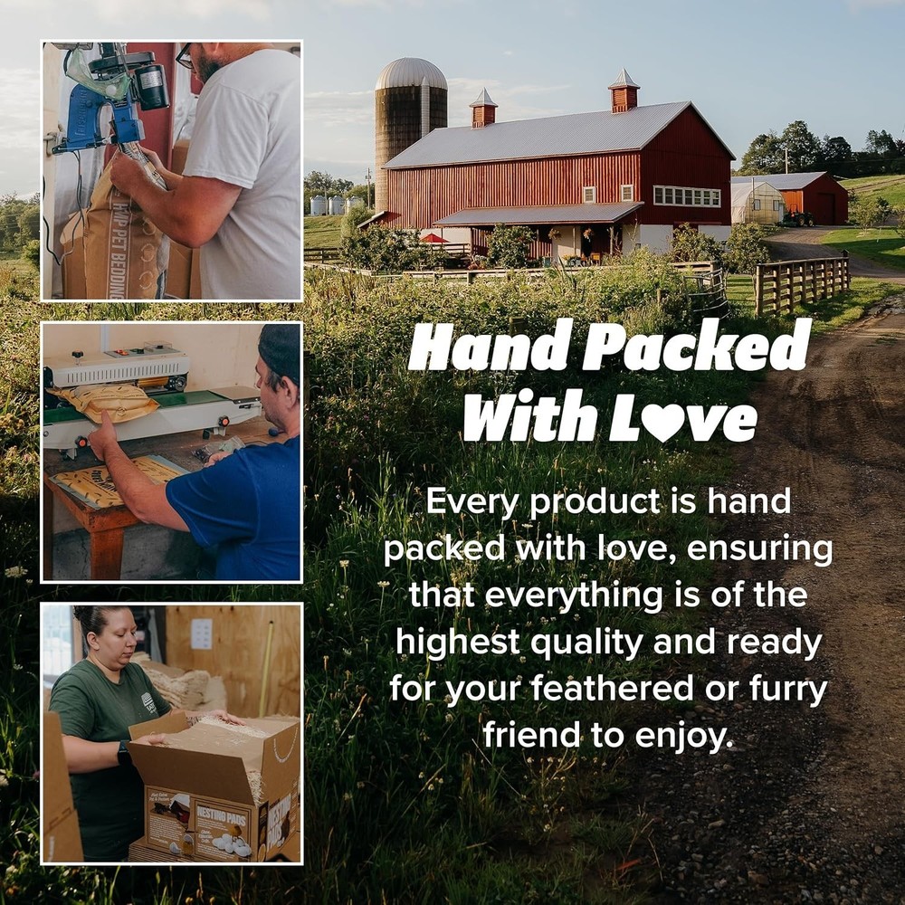 Comfortable Aspen Nesting Pads for Laying Hens - 10 Pack, Easy Egg Collection