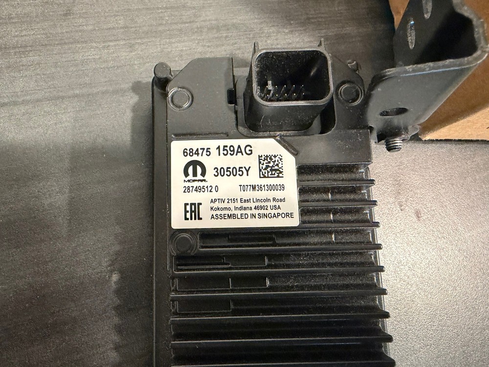 Genuine Mopar Forward Facing Camera Module 68475159AG