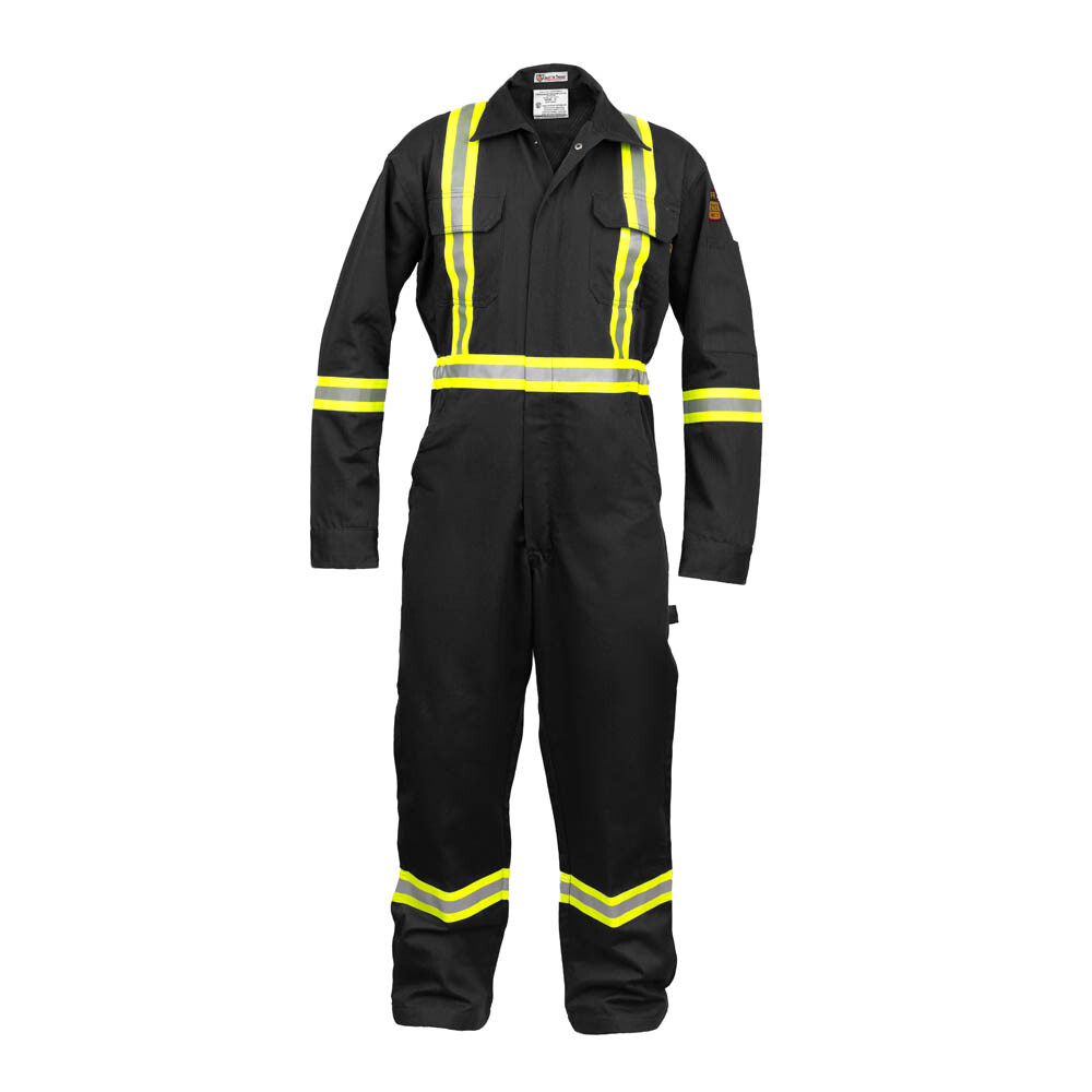 Flame Resistant FR High Visibility Hi Vis Coverall