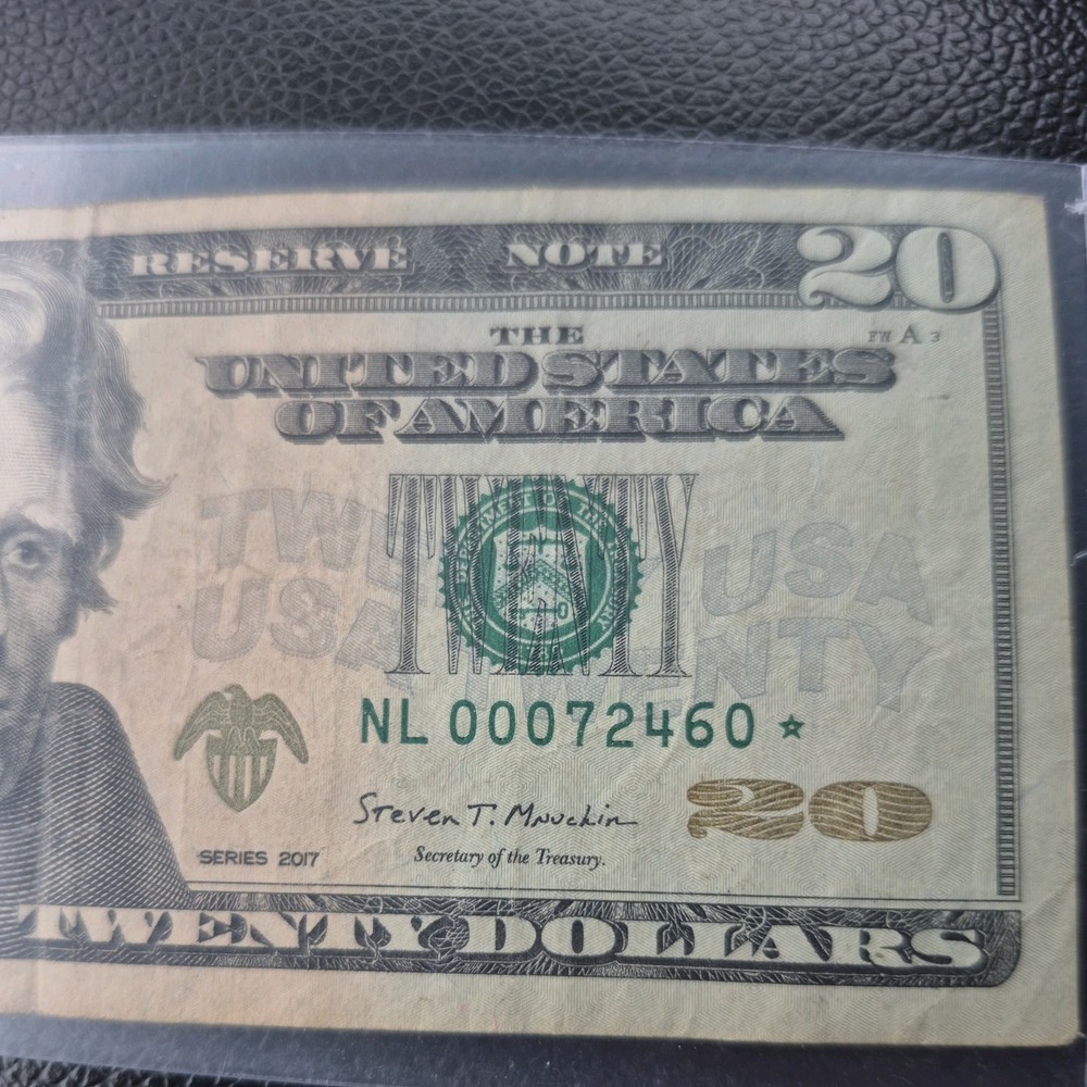 2017A $20 Star Note 5 Digit Low serial # Low Numbered rare