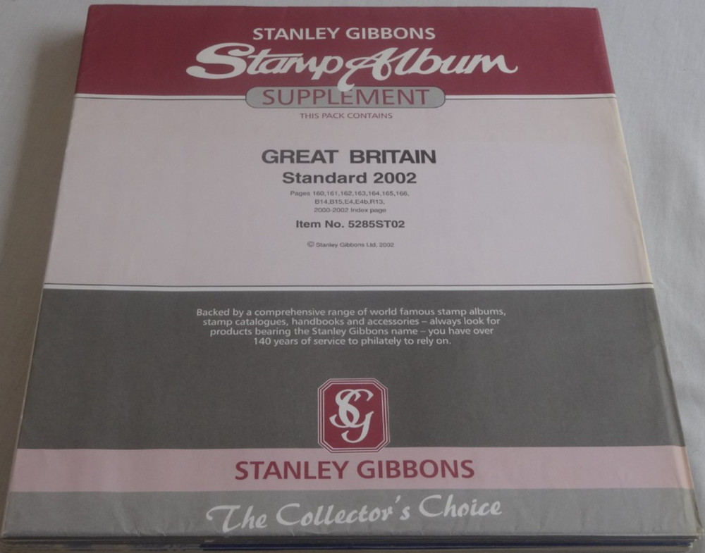 DAVO SG GREAT BRITAIN 1998 - 2004 ST SUPPLEMENT ALBUM PAGES