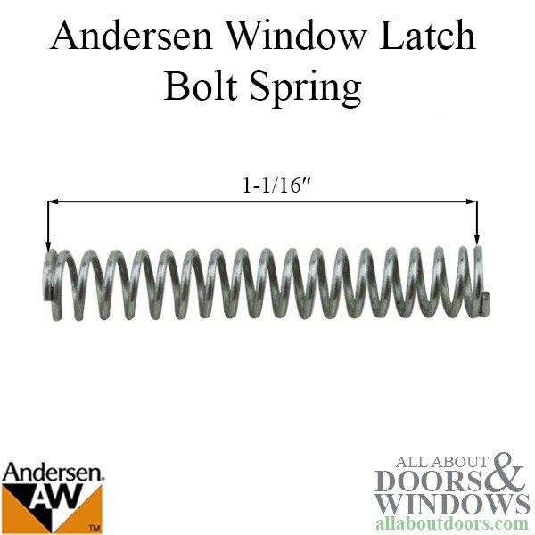Andersen Latch Bolt Spring For Andersen Perma Shield Narroline Windows Spring