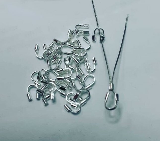 50 silver plated wire protectors