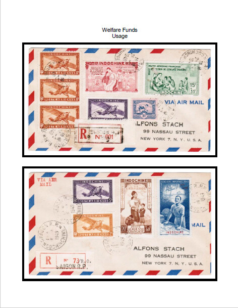 FRENCH INDOCHINA SPECIALIZED PDF STAMP ALBUM + POSTAL CATALOGUE (3400+ pages)