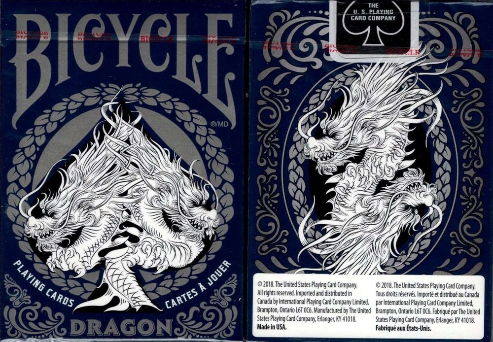 Dragon Bicycle Playing Cards Poker Size Deck