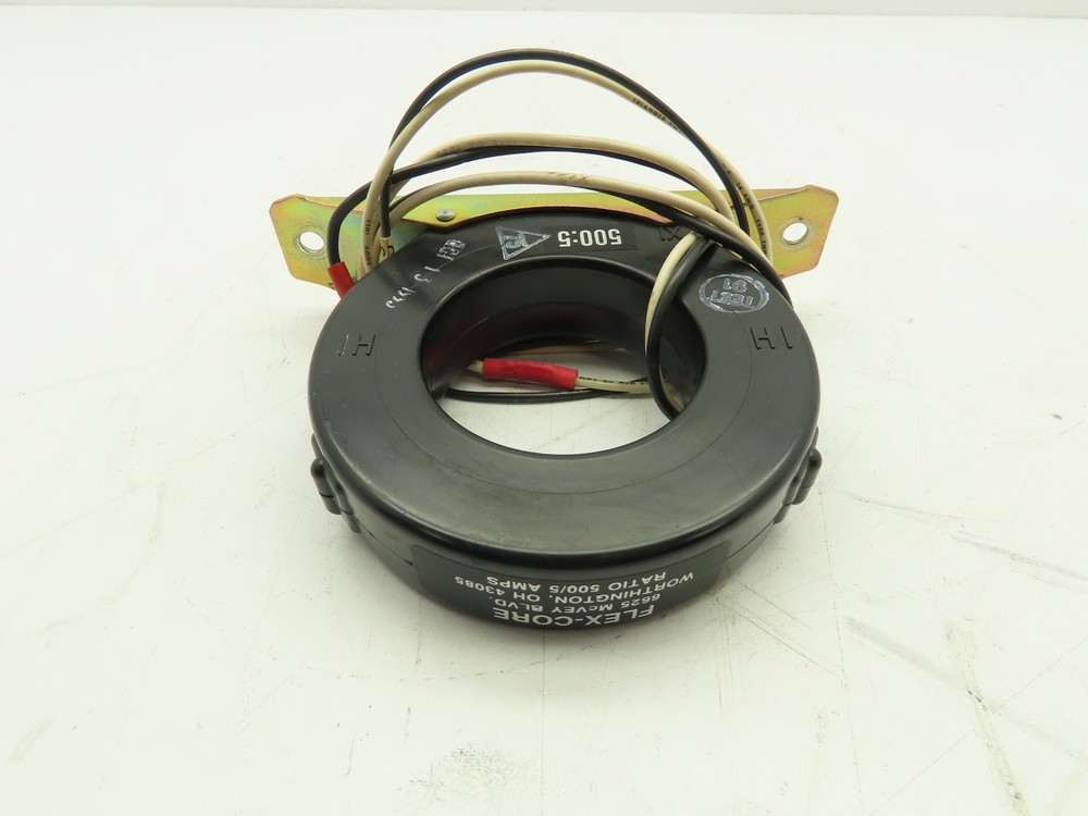Flex Core Current Transformer 500/5 Amps 500:5 Ratio 4.5" OD