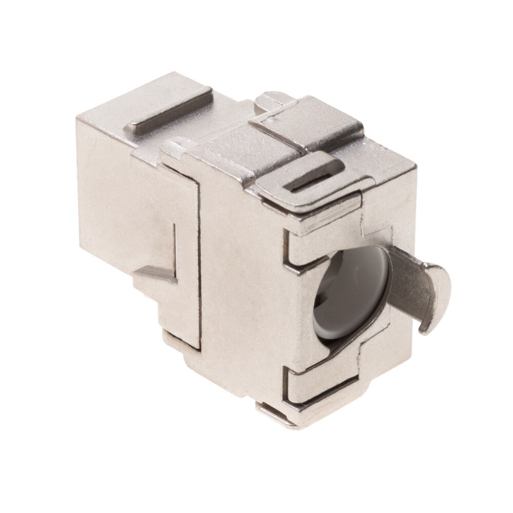 CAT6A FTP Keystone Jack 45 Degree RJ45 8P8C Shielded Tool-less Multi-Pack Lot