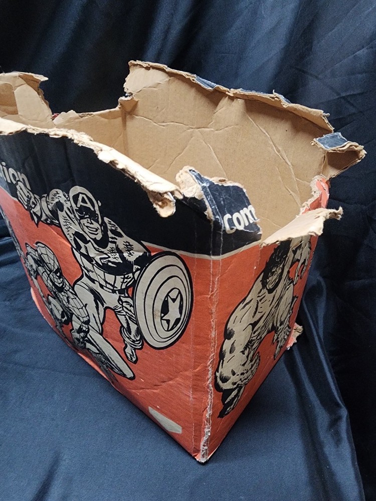 MARVEL COMICS 1989 CMC GRAPHIC COMIC BOOK COLLECTION SHORT BOX Used