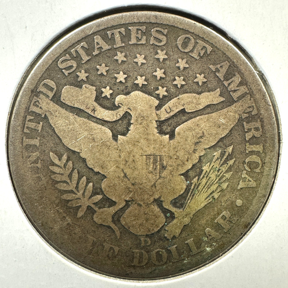 1906-D 50C Barber Half Dollar (89123)