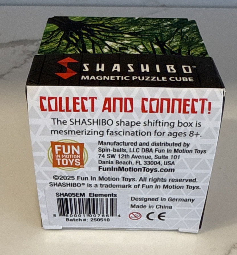 SHASHIBO Shape Shifting Box Cube Award Winning STEM Elements Rare Earth