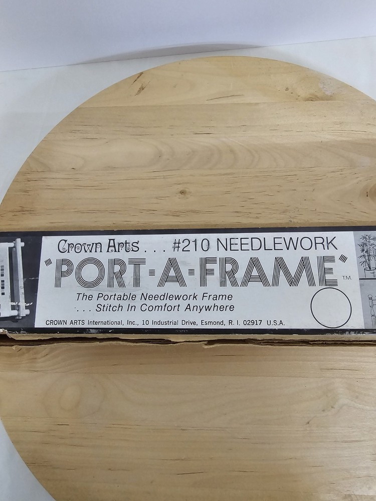 Vintage Sewing Crown Arts #210 Needlework Port-A-Frame