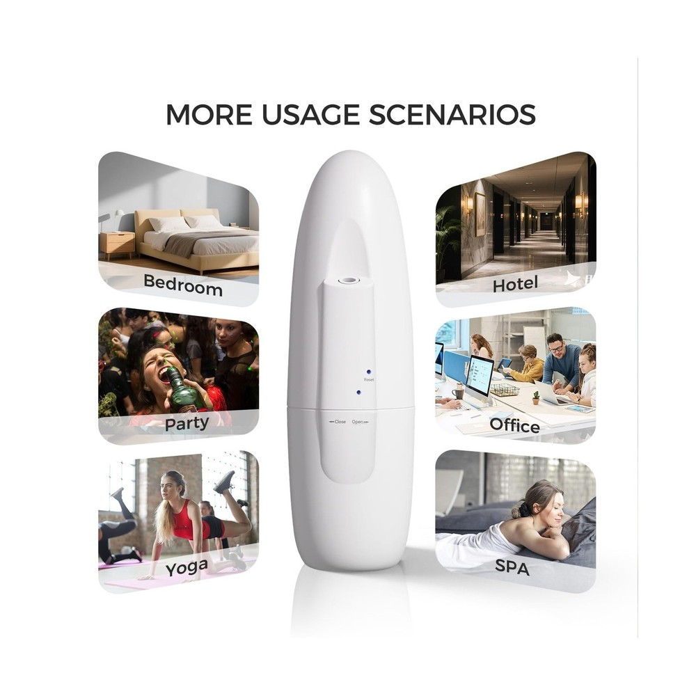 Smart Plug-in Waterless Essential Oil Diffuser -100ml, Range Nano Mist Techno...