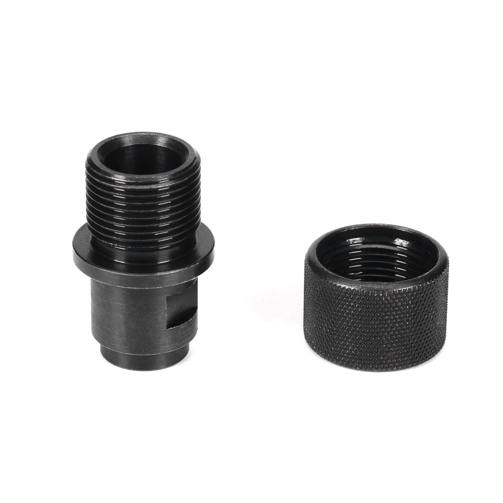 Adapter Female M8x0.75 To 1/2x28 Male For Walther P22 S&W M&P22