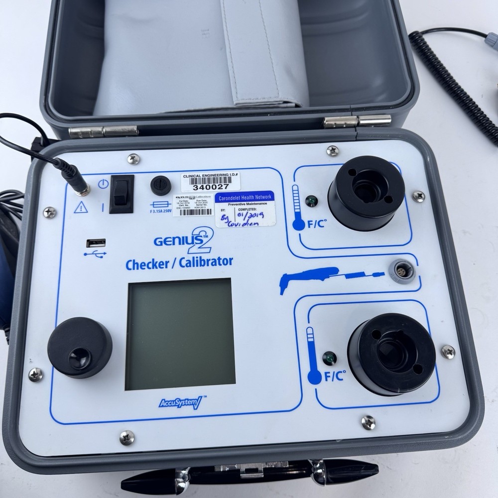 Accusystems Genius 2 Thermometer Checker Calibrator